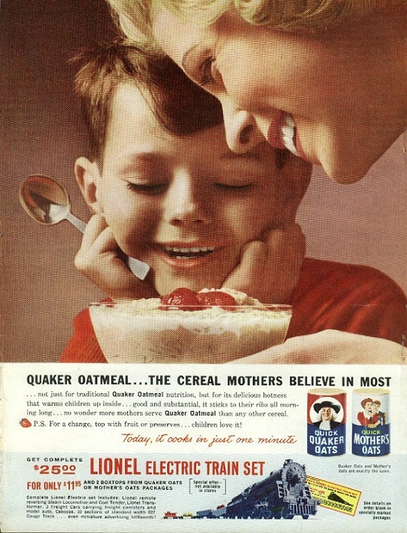 Quaker Oats Lionel set offer