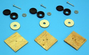 This is the hardware I used to give the vents a solid footing. Click for bigger photo.