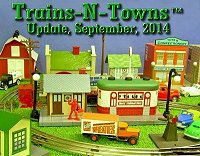 Clicking this button will take you to the top of the September, 2014 Trains-N-Town newsletter.  To jump to the holiday train discussion, click on one of the links below.