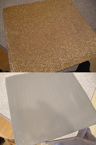 Single-face corrugated repainted