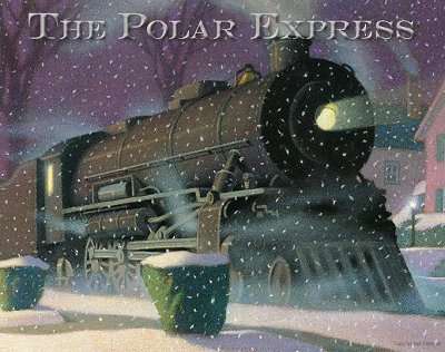 The book that started it all, Chris Van Allsburg's The Polar Express.  Click to see on Amazon.