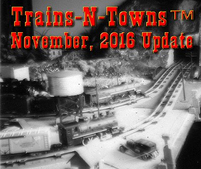 The official e-newsletter of Big Indoor Trains<sup><small>TM</small></sup> and Big Christmas Trains<sup><small>TM</small></sup>.  Paul Race's own American Flyer Railroad, circa 1967.  Click to see a bigger photo.